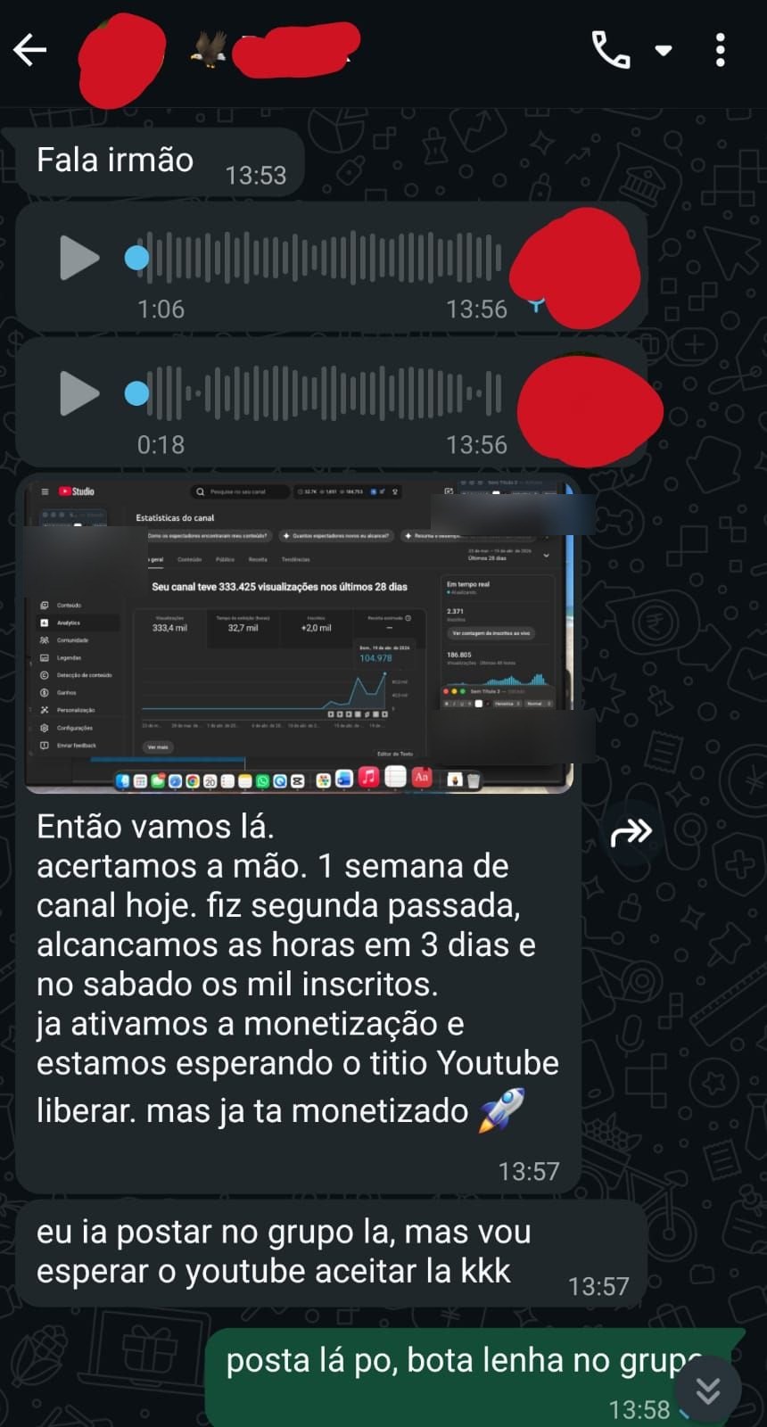 Print de resultado de aluno da mentoria (3 de 13)